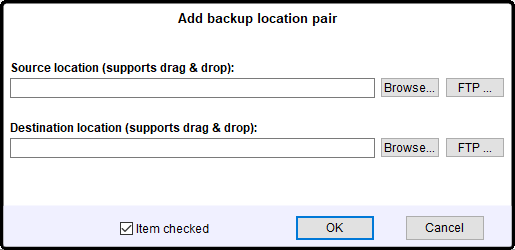 Add backup folder