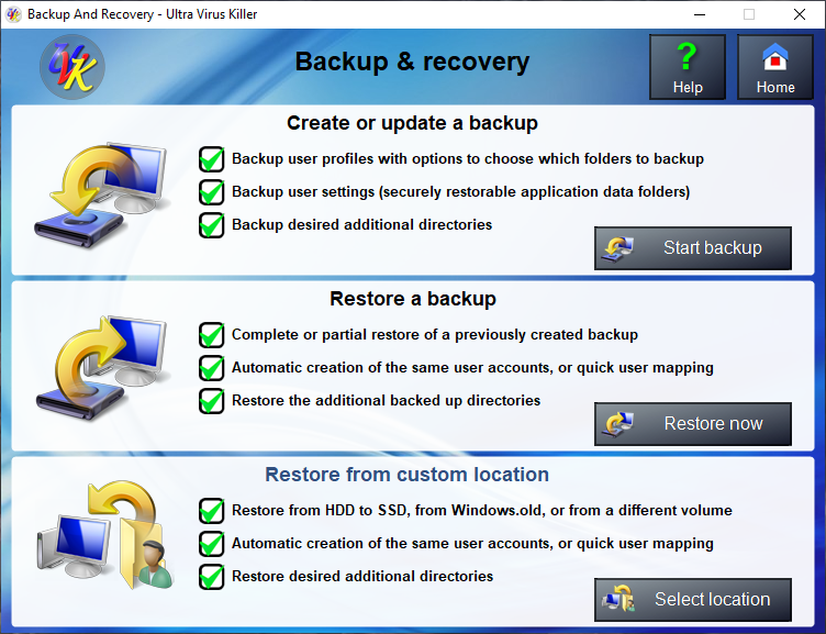 Backup and Recovery