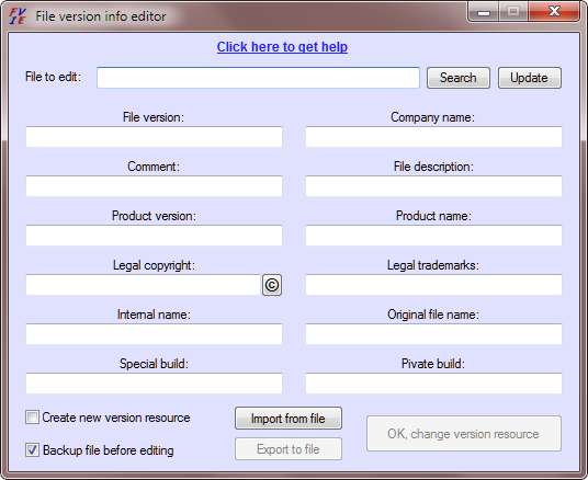 File Version Infp Editor