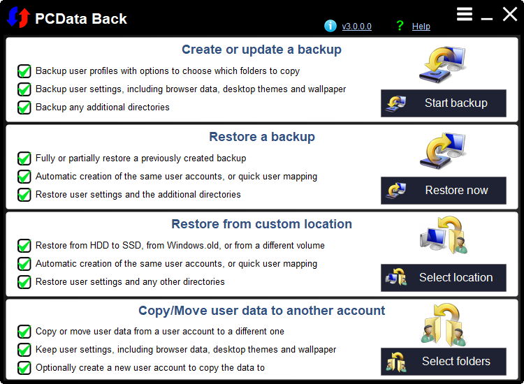 PCData Back screenshot