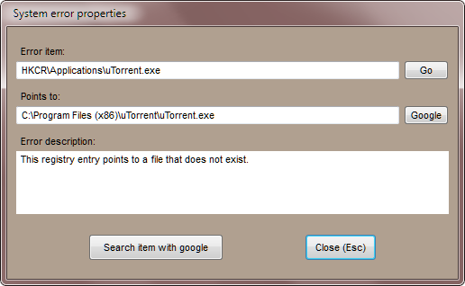 Item properties
